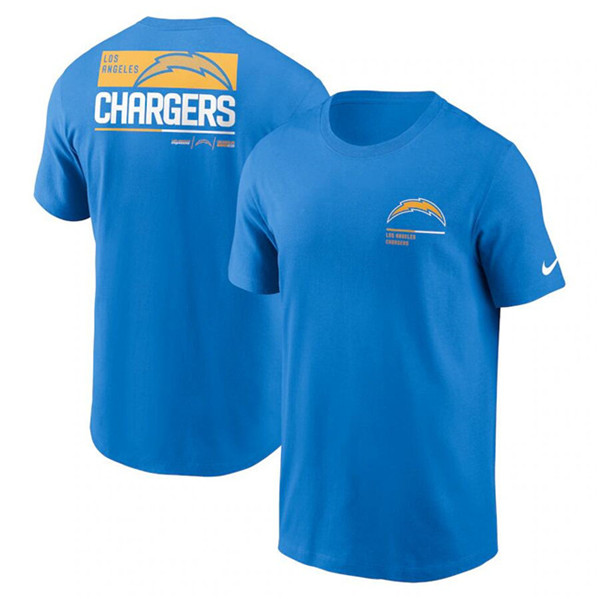 Men's Los Angeles Chargers Light Blue Team Incline T-Shirt